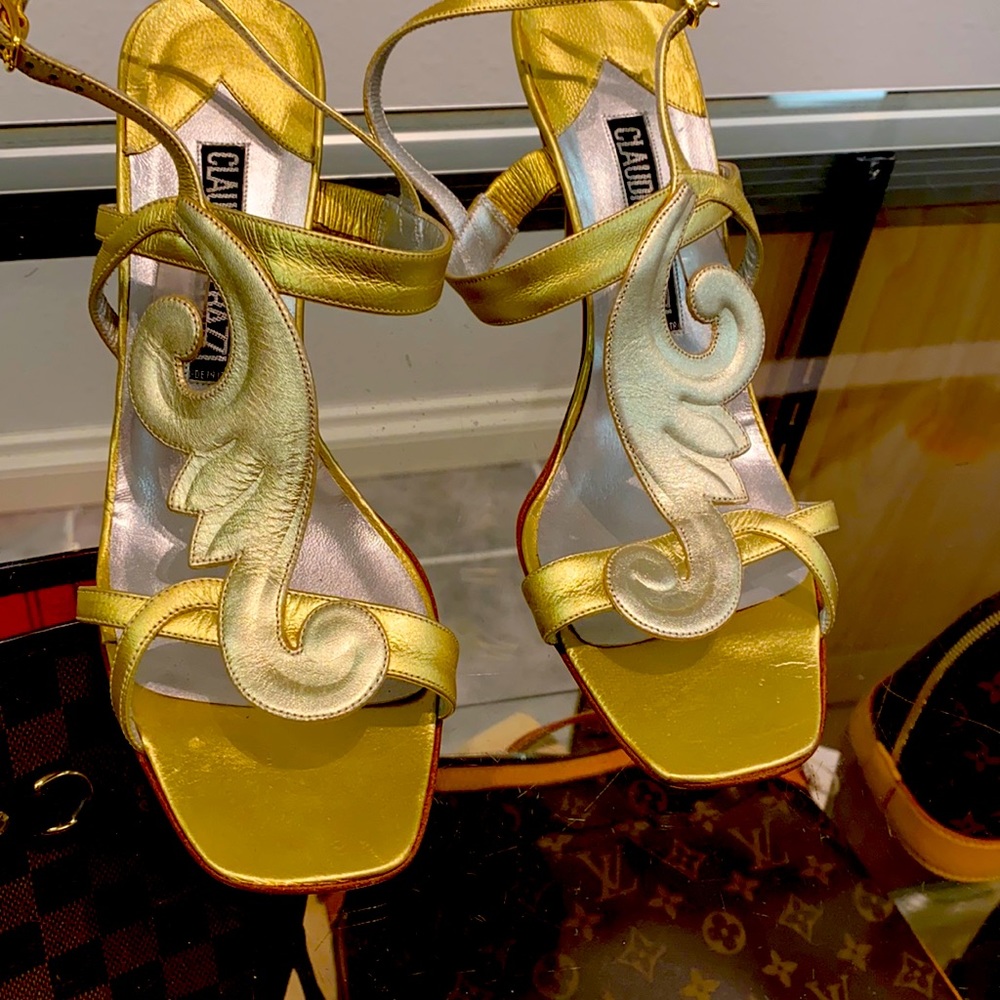 claudia merazzi strap stilletoes